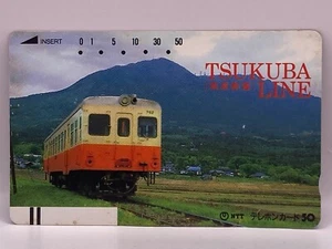 Tsukuba Line Japan Railways TELECA Japanese Telephone Card 50 Used NTT Vintage - Picture 1 of 10