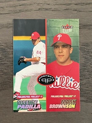 2001 Fleer Ultra Prospects Vincente Padilla Mark Brownson #250 Phillies (A) - Image 1 of 2
