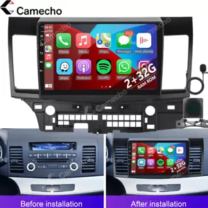 Reproductor de radio GPS para automóvil Android 13.0 estéreo CarPlay para Mitsubishi Lanzar 2007-2012 - Imagen 1 de 19