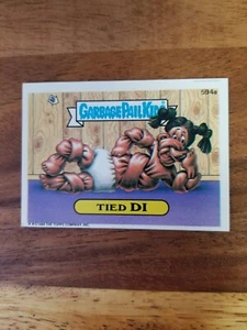 1988 Topps Garbage Pail Kids OS15 Non Die Cut - Tied Di #594a - Black Line ERROR - Bild 1 von 4