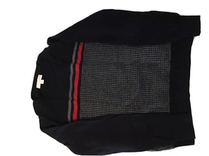 NWT Grey / Black With Red Stripe Boys Gucci Sweater Size 4 - Picture 1 of 6