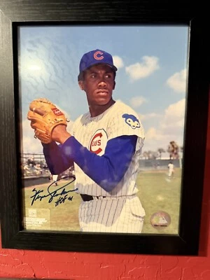Chicago Cubs Hall of Famer FERGIE JENKINS Signed 8x10 AUTO Framed - JSA - Image 1 of 2