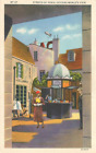 Chicago World's Fair Streets of Paris  Coffee Kiosk Linen Postcard