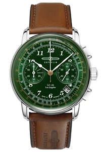 Zeppelin Men's Watch Chronograph LZ126 Los Angeles Chrono 7614-4 - Picture 1 of 2