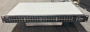 Cisco Small Business SF200-48 10/100 48-Port Rack Mountable Network Switch - Picture 1 of 3