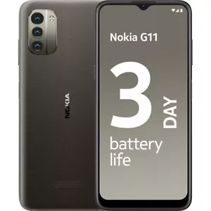 Nokia G11 4G Mobile Phone 6.5" unlocked 64GB Dual SIM Android Charcoal Grey - Picture 1 of 5