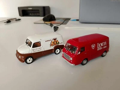 Modellino furgone Fiat 238 reparto corse  Lancia + Fiat 615 - Immagine 1 di 2