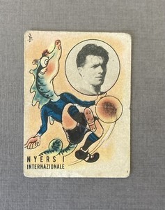 1950 Istvan Nyers Rare Card/Figure Fidass Inter Hungary Barcelona Football 