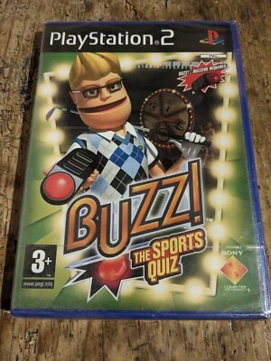 Buzz! The Sports Quiz Sony PS2 Playstation 2 Brand New Factory (rip seal) Sealed - Image 1 of 3