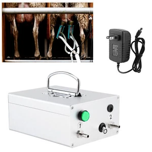 48W Elektrische Vakuumpumpe für Melkmaschine Melkeimer Melken Kühe Ziege MilkeL7 - Bild 1 von 12