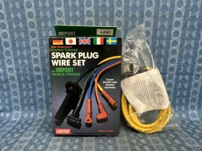 1983-1987 Renault 1.4L NUEVO Juego de cables de bujía USA #4290 Foto 1 de 4