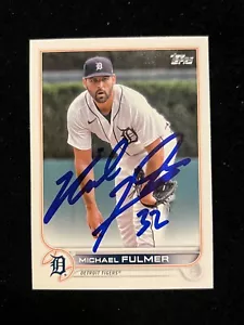 MICHAEL FULMER Signed Autographed Topps 2022 Update Series Card Tigers #US406 - Picture 1 of 1