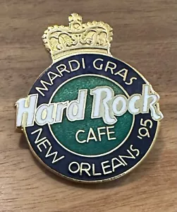 1995 New Orleans Hard Rock Cafe Pin Karneval King Crown '95 HRC Serie Logo - Bild 1 von 1