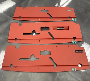 Radiador de aluminio 1986-1991 Mazda RX7 panel de aire refrigeración personalizado FC3S ROJO V3 - Imagen 1 de 4