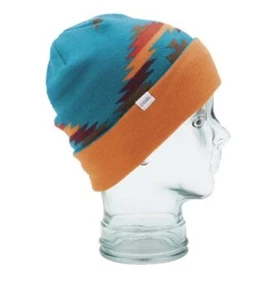 Neu mit Etikett! Blau/Orange Kohle Kopfbedeckung Herren Strick Arbeitskleidung Bündchen Beanie Mütze Slouched - Bild 1 von 3