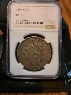 1894-O NGC VF35 MORGAN SILVER DOLLAR - Image 1 of 4