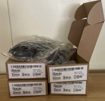 Lot  Of 4 Genuine OEM Dell Wired USB Optical PC Mouse 3 Button MS116-BK - Image 1 of 3