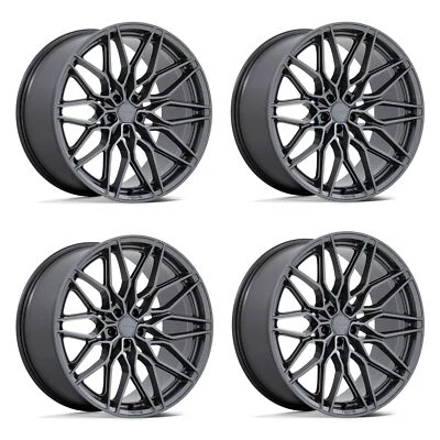 Juego 4 Ruedas 20" Nicho 1PC NC277 Calabria 5 Mate Gunmetal 20x10,5 5x4,5 40mm Foto 1 de 4