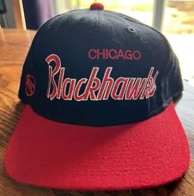 Vintage 90’s NHL Chicago Blackhawks Cap / Hat New Never Been Worn - Image 1 of 3