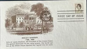 KMC Venture 1822 Dolly Madison Miniatur Briefmarke Experimental - Bild 1 von 1