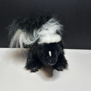 Folkmanis Skunk Marioneta de Mano Cola Negra Blanca Peluche Juguete 15" - Imagen 1 de 8