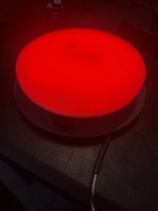 Police Red White LED Dome Ticket Light Ford Utility Chevy Tahoe Dodge Charger  - Picture 1 of 8