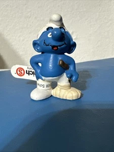 Schlümpfe Konvolut Verletzter Schlumpf gebrochenes Bein Krücke NEU Spielfigur Schleich Figur - Bild 1 von 4