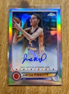 2022-23 Topps Chrome Auto Justine Pissott Auto McDonald's #CA-JPI - Picture 1 of 2