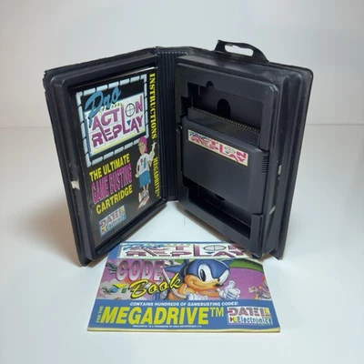 Pro Action Replay Sega Mega Drive Complete + Manual Tested VGC - Image 1 of 4