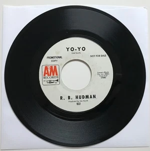 R.B. HUDMAN: Yo-Yo (Vinyl 7" Single) NM - Imagen 1 de 2