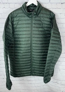 EDDIE BAUER EB650 Down Puffer Jacket Men's Size Tall Large Green - Picture 1 of 9