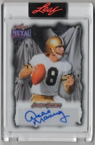 2025 Leaf Metal Halloween Archie Manning GHOST WHITE AUTO AUTOGRAPH 3/5 SAINTS - Picture 1 of 1