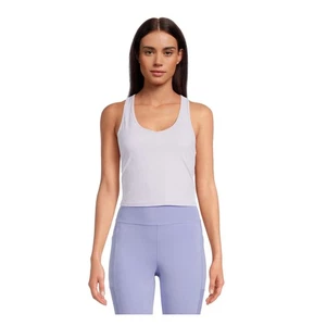 Avia Activewear Women's V-Neck Rib Bra - Lavender Horizon, X-Large - Picture 1 of 1