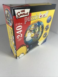 NEW (Rare) Simpsons 240 Piece Ravensburger Jigsaw Puzzle Ball Globe SEALED - Picture 1 of 11