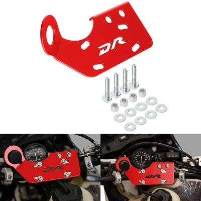 Auxiliary Shelf Dash Bare Panel ALUMINUM RED For SUZUKI DR650S DR650SE FRONT - Image 1 of 4