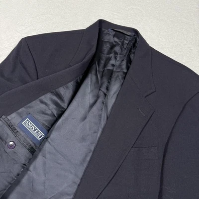 Lands End Blazer Mens 40R Navy 100% Wool Made in USA Gold Buttons Jacket Preppy - Image 1 of 4