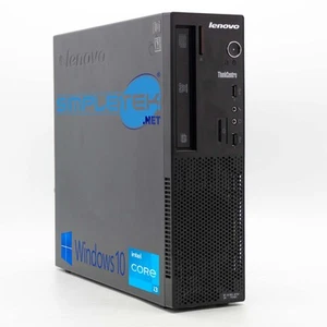 Lenovo E73 SFF i3 WIN10 16GB 2TB GT730 4GB Gpu Desktop Computer Dvd-Rw - Picture 1 of 4