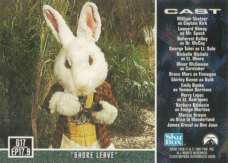 Star Trek TOS - Season / Series 1 Gold Plaque Chase Card 17 - Skybox 1997 - Image 1 of 1