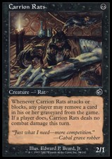Magic the Gathering MTG Carrion Rats (54) Torment   LP
