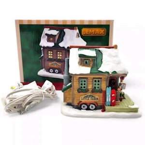 Lemax Christmas Village Home Away From Home #05619 Our Cabin Little 2020 - Imagen 1 de 7