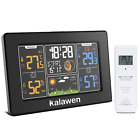 Kalawen Wireless Weather Station, Digital Color Weather Station with Outdoor Se