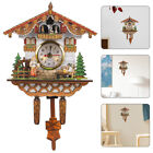 Traditional Cuckoo Wall Clock with Moving Seesaw - Home Decoration