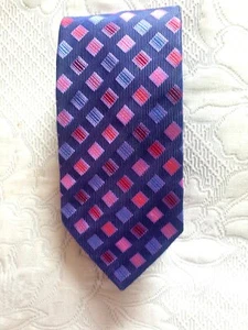 New blue /pink Silk Necktie Tie Seaward & Steam VII - Picture 1 of 7