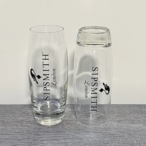 Sipsmith London Highball Gin Juice Glass Bar Pub Pair Set Of 2 Glasses Brand New - Picture 1 of 9