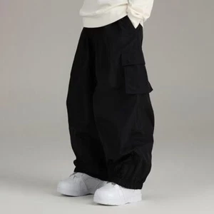 Man Woman Skiing Baggy Pants Warm Loose Skying Ski Trousers Winter Snow Pants - Picture 1 of 13