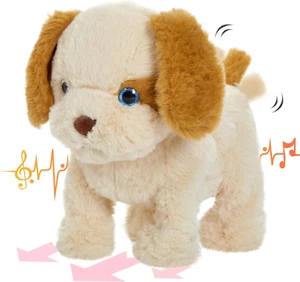 Walking elektronischer Hund Plüsch singend interaktiver Welpe Stofftiere animiert - Bild 1 von 12