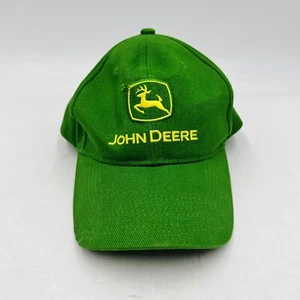 John Deere Trucker Hat Green Snapback Embroidered MPC Louisville Promotion Worn - Picture 1 of 10