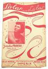 Partition Vintage Sheet Music Jacqueline Francois : Là-Bas ... Là-Bas * 50'S