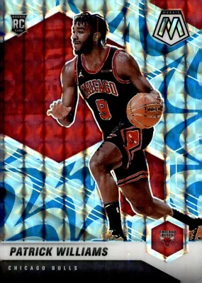 2020-21 Panini Mosaic - Rookie Patrick Williams #206 Reactive Blue Prizm (RC) - Image 1 of 2