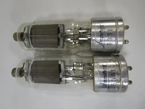 vintage pair 5331 Amperex metal base tubes 118 - Picture 1 of 7